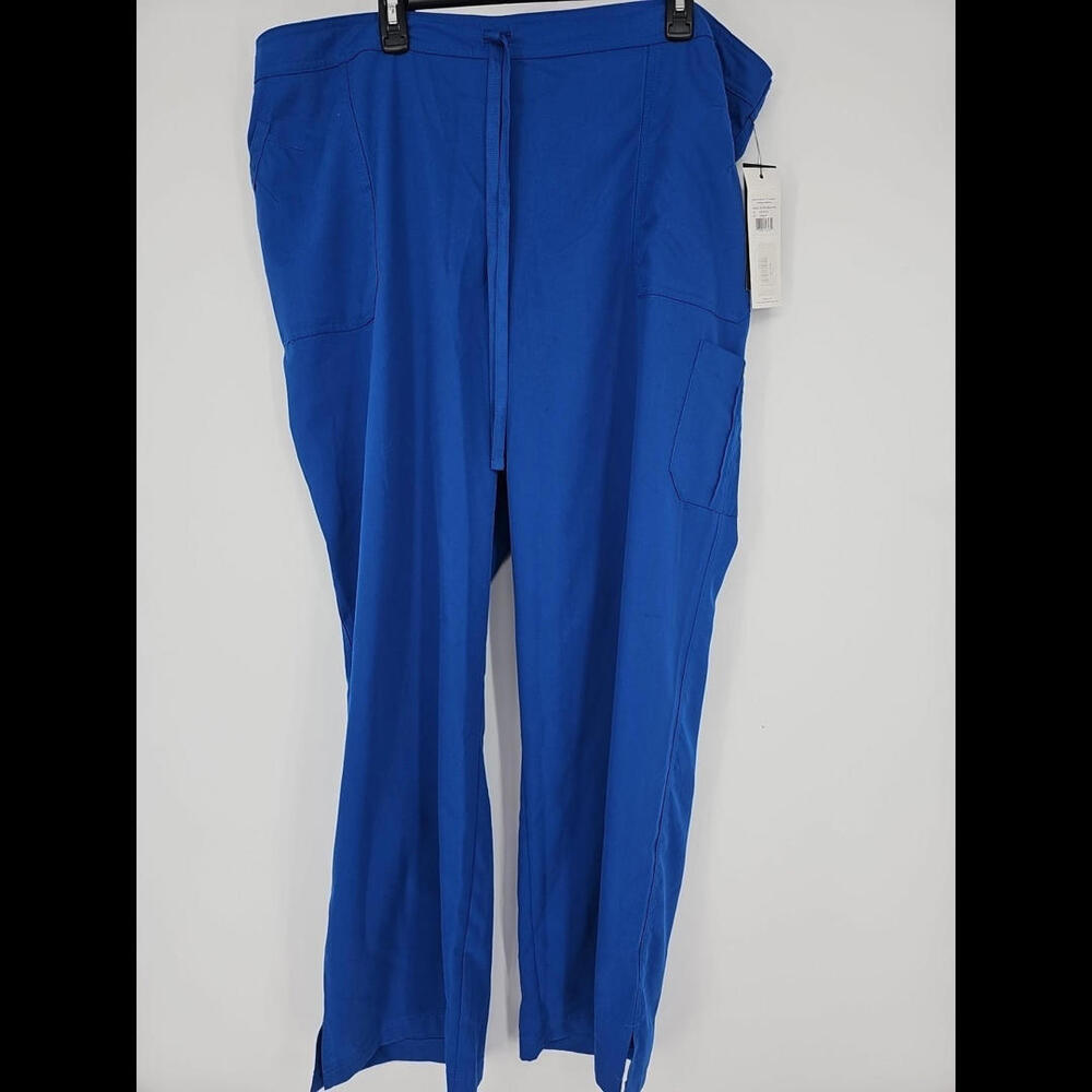 Grey's Anatomy Women's Sz 3XL Gardena California Royal Blue‎ Scrub Pant NWT